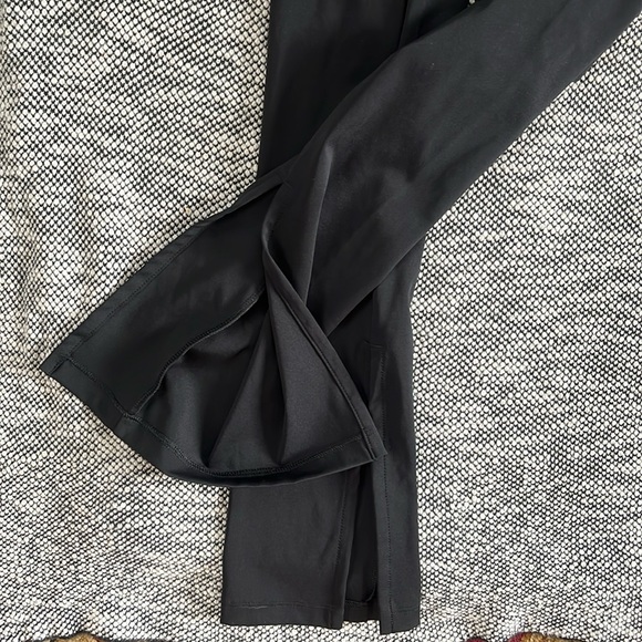 Adidas black pants with slits at bottom - Picture 2 of 3